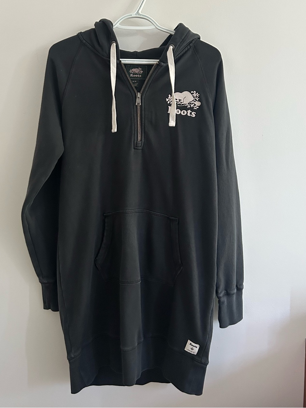 Roots Cotton Hoodie Dress M